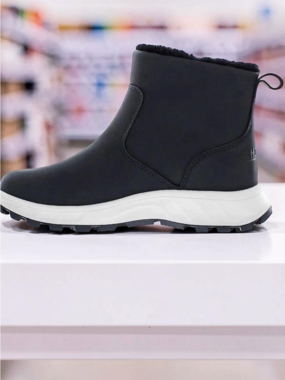 Khombu Sienna Women’s Size 6 Black All Weather Memory Foam Ankle Boots NIB - Picture 10 of 12